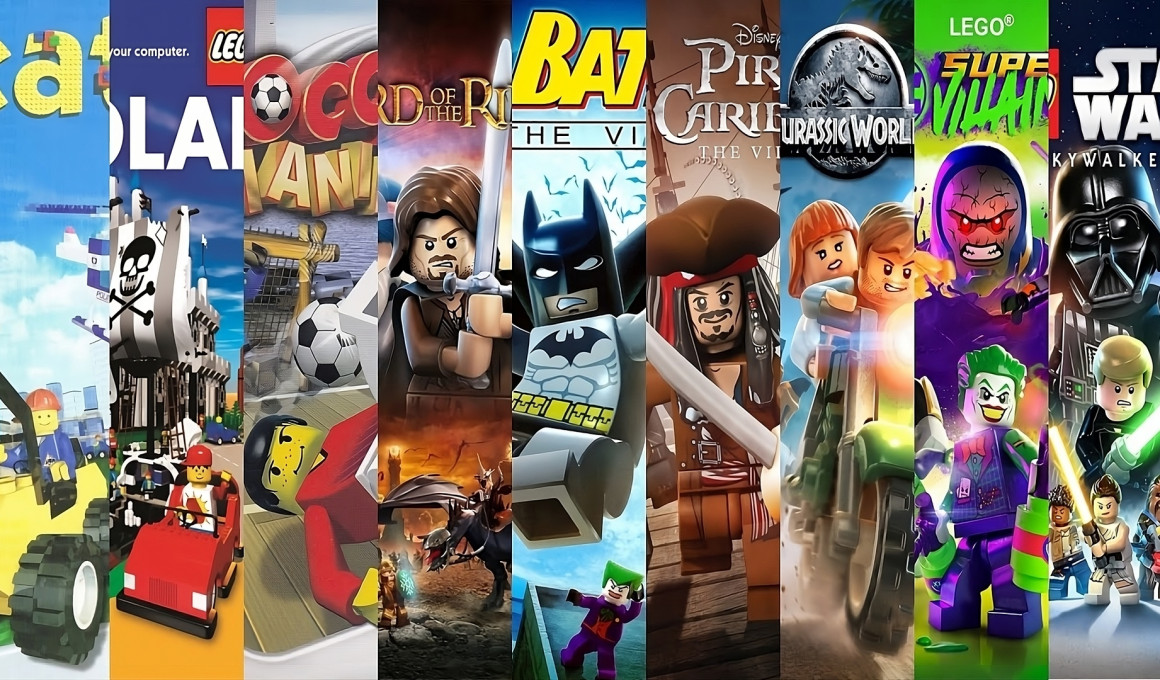 Todos os jogos da franquia lego