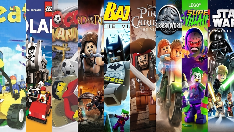 Todos os jogos da franquia lego