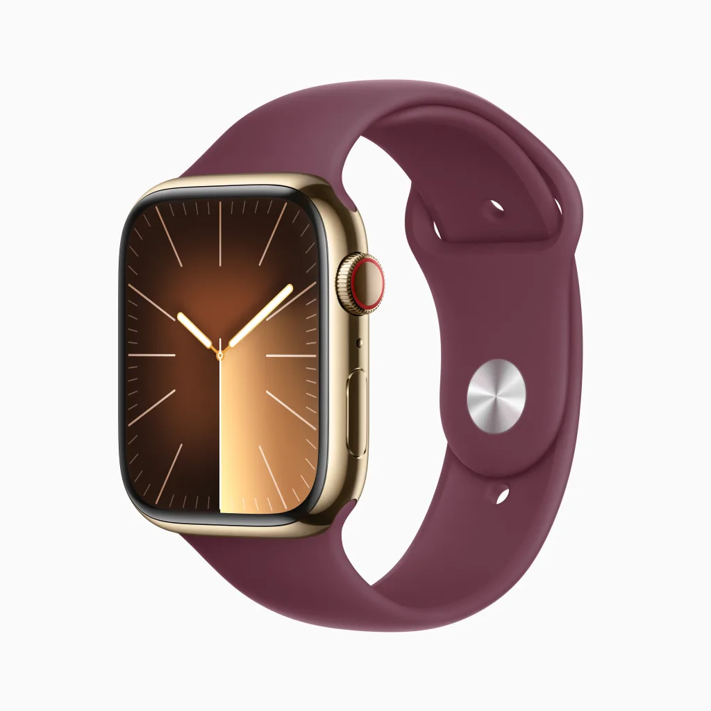 Apple watch em cor vinho