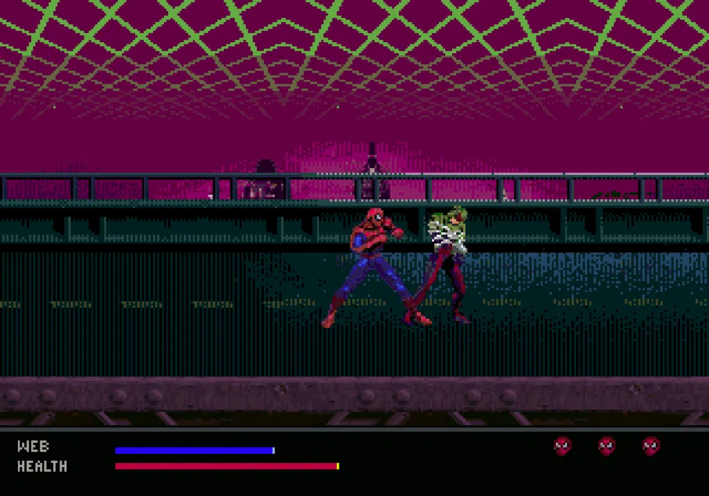 Jogos do homem-aranha: spider-man: web of fire