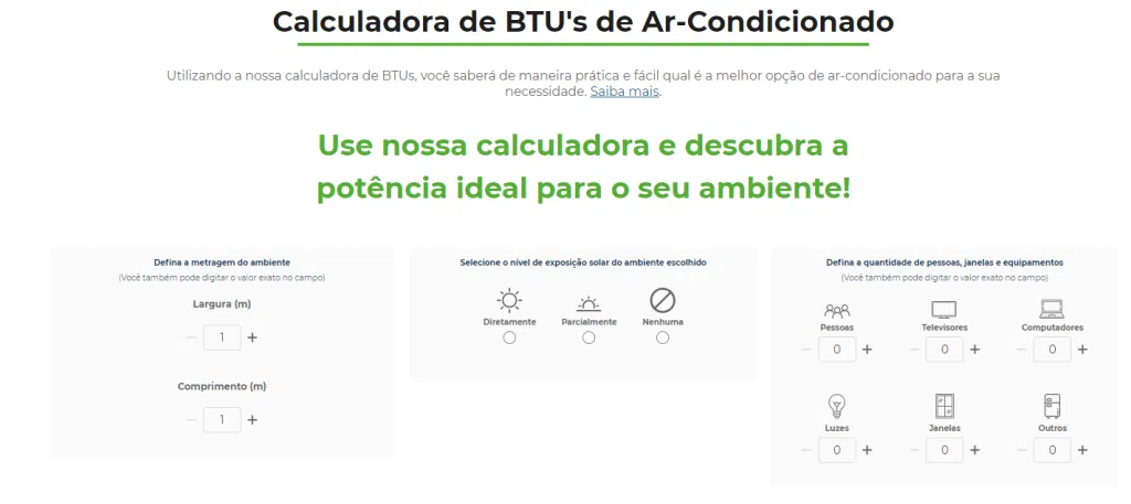 A calculadora de btu te ajuda a ter uma ideia de qual aparelho é o melhor para você. Imagem: lucas gomes, smt