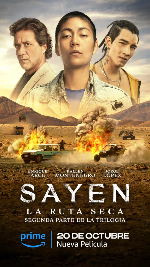 Sayen: la ruta seca (sayen: la ruta seca, 2023) estará disponível na amazon prime video em 18 de outubro de 2023. Imagem: amazon