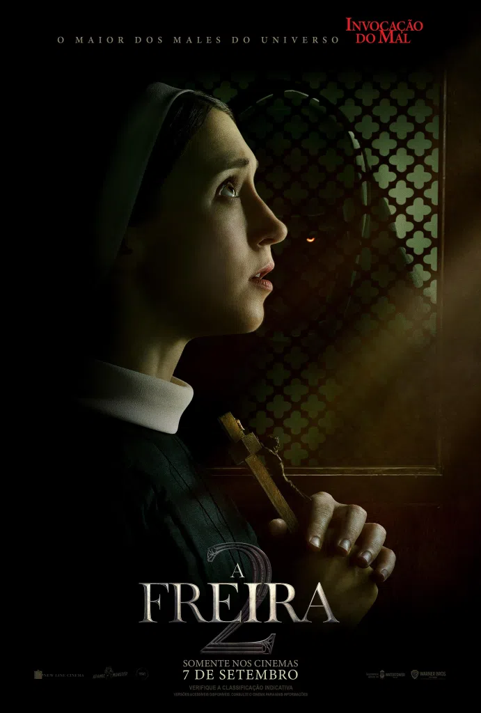 A freira 2 estará disponível na amazon prime video em 22 de outubro de 2023. Imagem: amazon