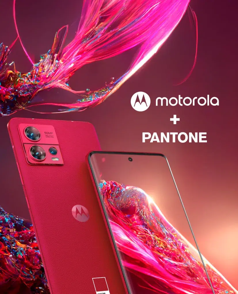 Moto edge 30 fusion na cor viva magenta