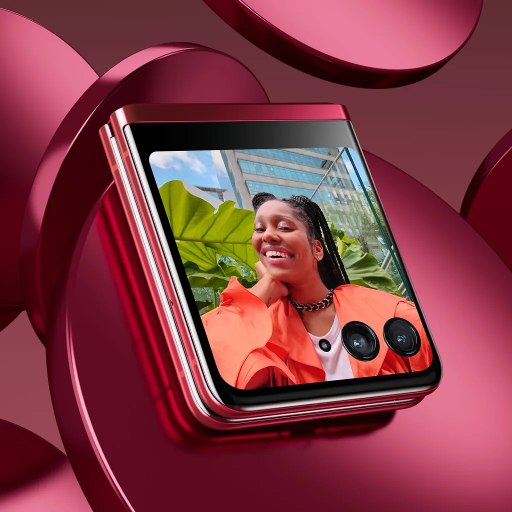 Razr 40 ultra na cor viva magenta