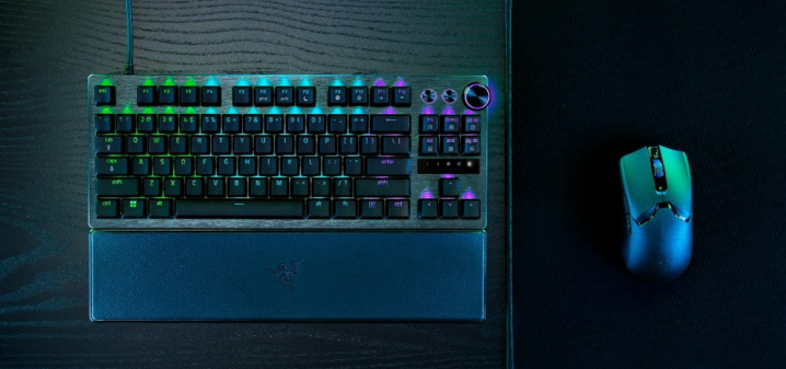 Novo teclado teclado com switch óptico da razer, o razer huntsman v3 pro