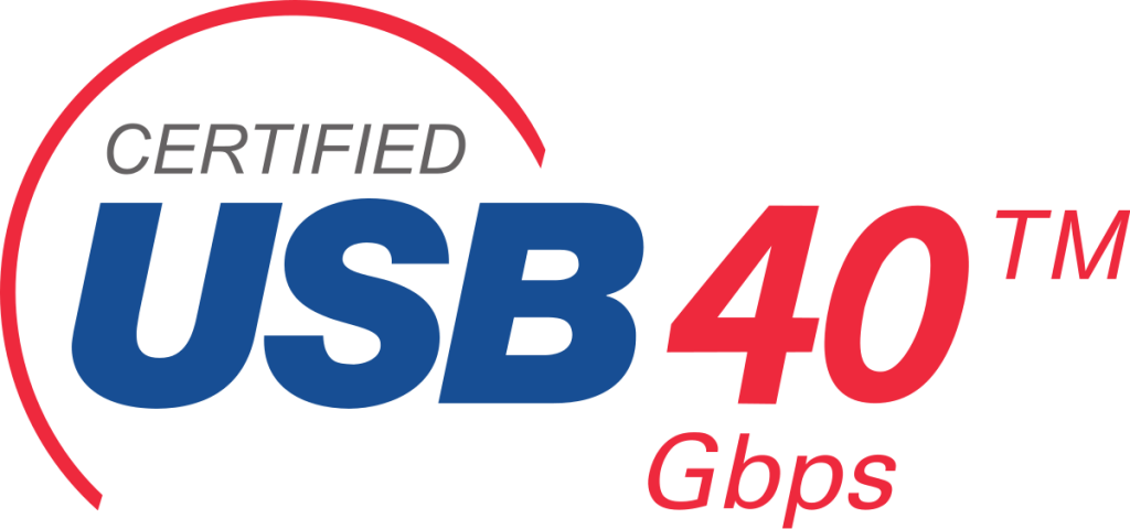 O logotipo usb4 representa a velocidade de 40 gbps oferecida por essa tecnologia de conexão avançada / reprodução: internet