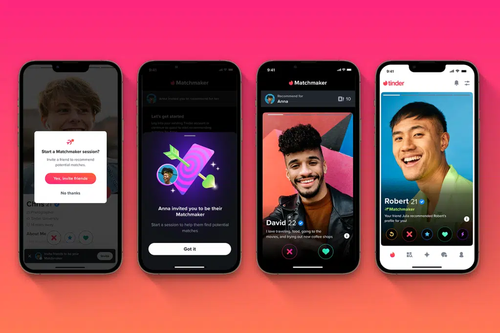 Tinder vai deixar sua mãe escolher seu próximo date. Novo recurso do app de relacionamento permite que até 15 pessoas sejam convidadas a ajudar na escolha do próximo match do tinder