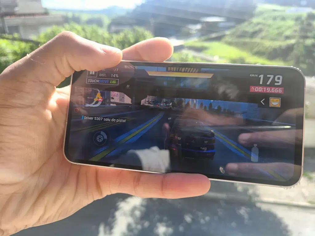 Galaxy s23 fe rodando asphalt 9