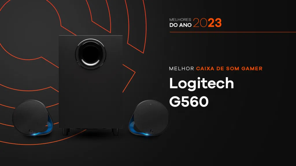 Melhores do ano no showmetech 2023: logitech g560. Imagem: caio nascimento, showmetech