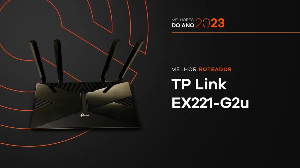 Melhores do ano no showmetech 2023: tp link ex221-g2u. Imagem: caio nascimento, showmetech