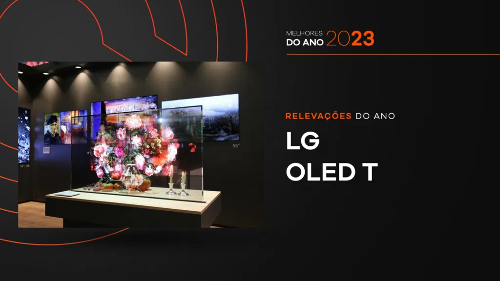 Melhores do ano no showmetech 2023: lg oled t. Imagem: caio nascimento, showmetech