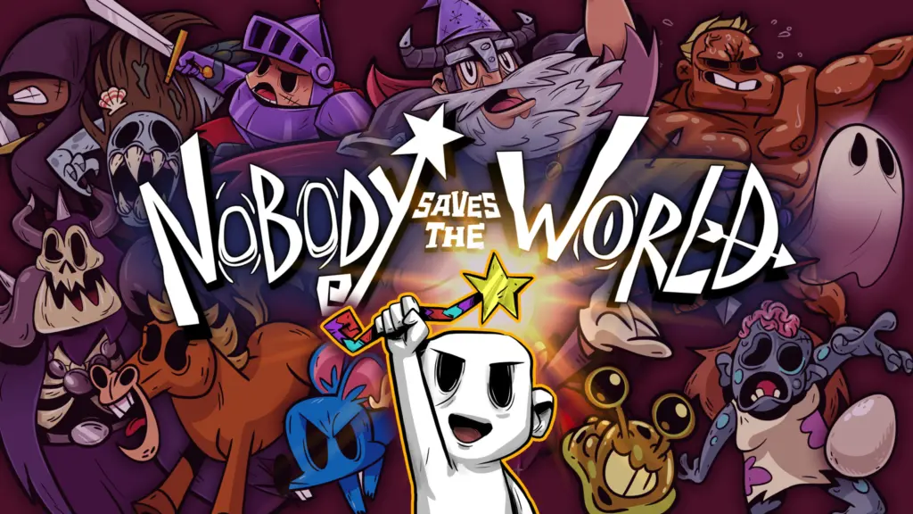 Poster do game nobody saves the world