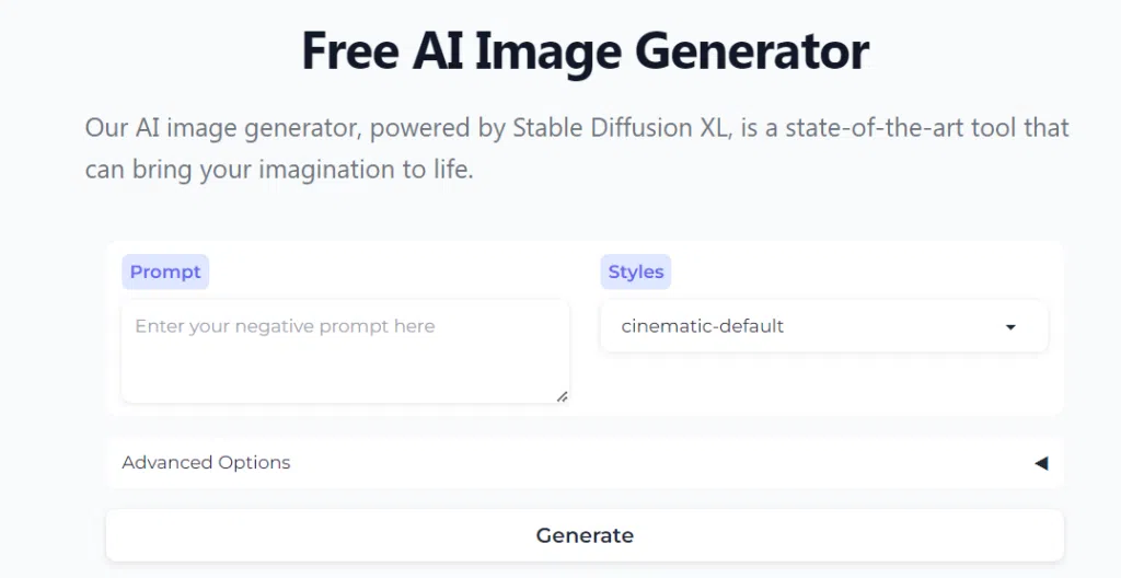 Captura de tela do stable diffusion