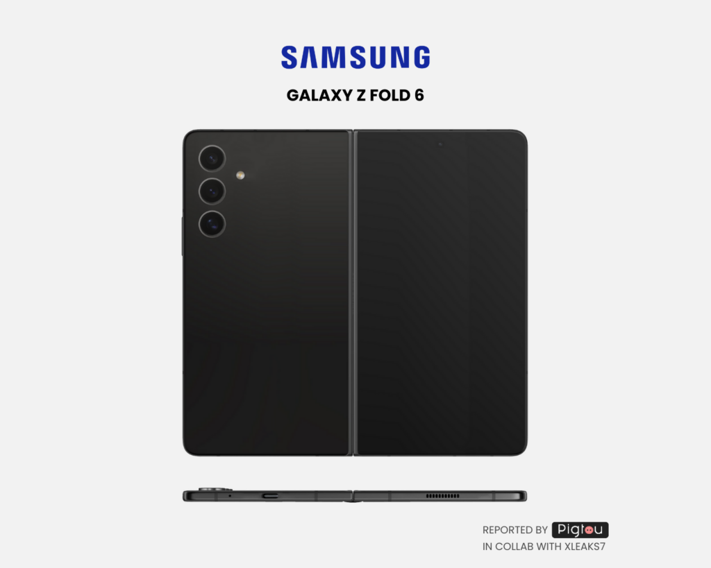 Nova espessura do samsung galaxy z fold6 se torna notavelmente mais fina que a de seu antecessor / imagem: pigtou. Com