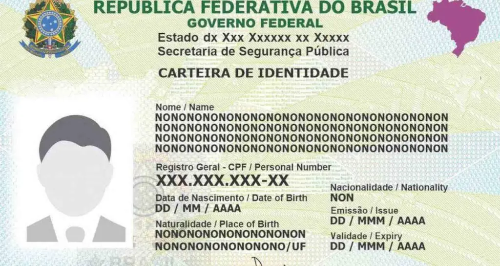 Nova carteira de identidade