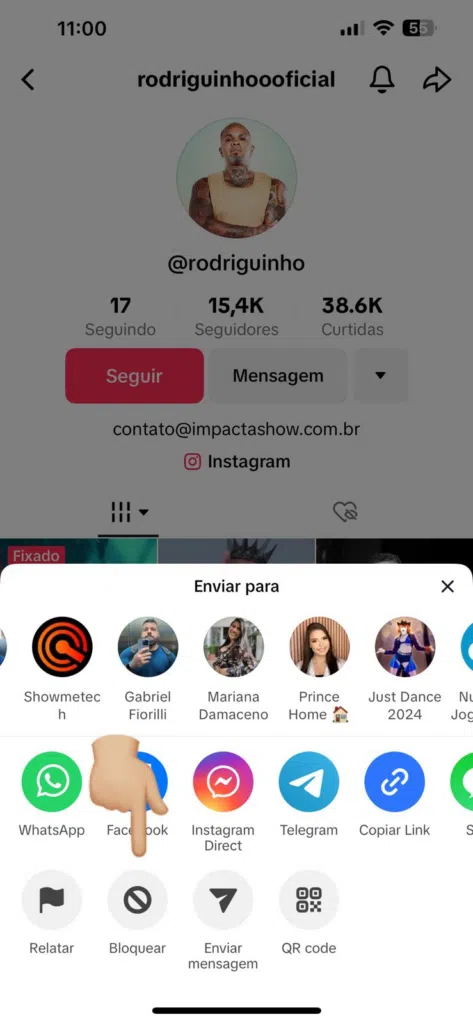 Como bloquear perfis do bbb 24 no tiktok. Imagem: lucas gomes, smt