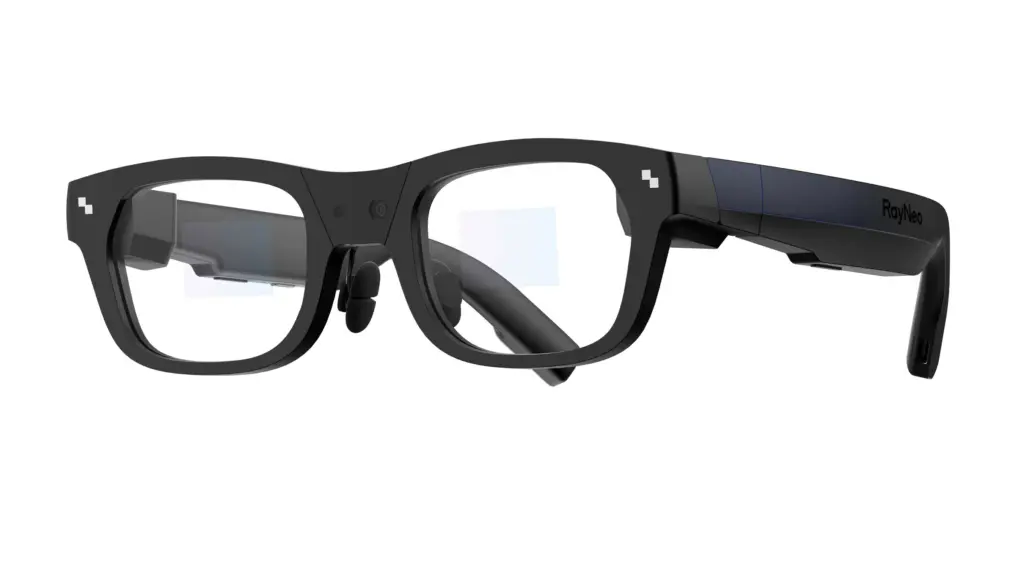 Óculos inteligente rayneo x2 lite ar glasses da tcl apresentado na ces 2024