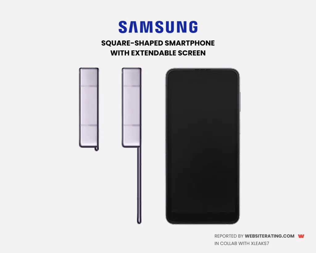 Patente de smartphone enrolável da samsung