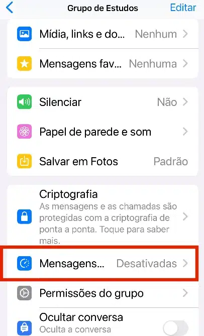 Como ativar as mensagens temporárias no whatsapp. Saiba como ativar o recurso que apaga as mensagens do whatsapp automaticamente após um tempo determinado, mesmo que não tenham sido lidas