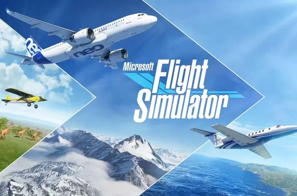 Imagem promocional do jogo flight simulator / fonte: microsoft