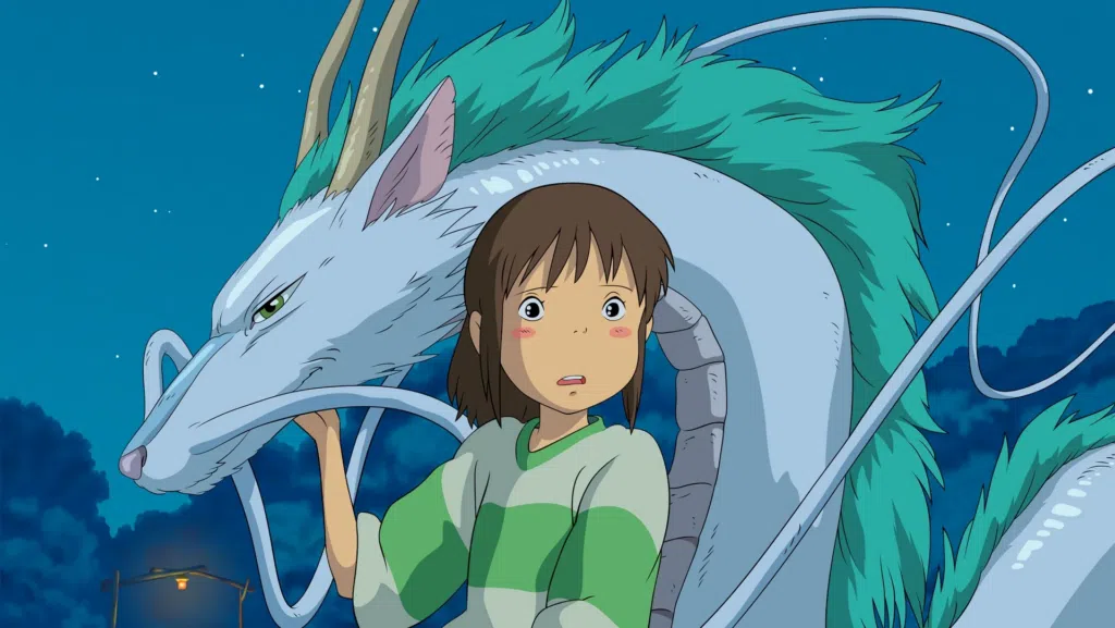 Cena de a viagem de chihiro (2001), um dos filmes mais lucrativos dos studio ghibli / fonte: studio ghibli