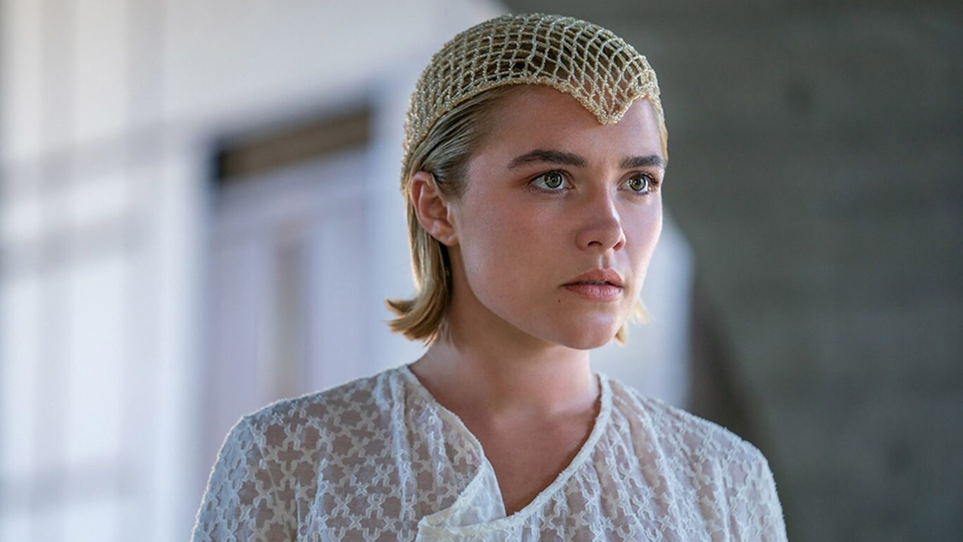 Florence pugh como princesa irulan corrino em duna: parte 2.