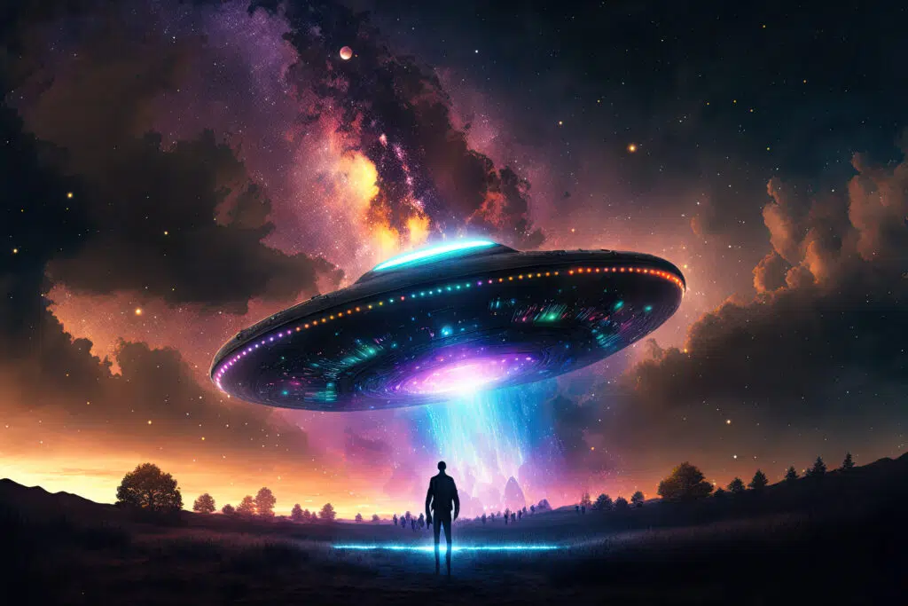 Confira filmes e séries relacionados a extraterrestres e invasões alienígenas - imagem ilustrativa / fonte: freepik