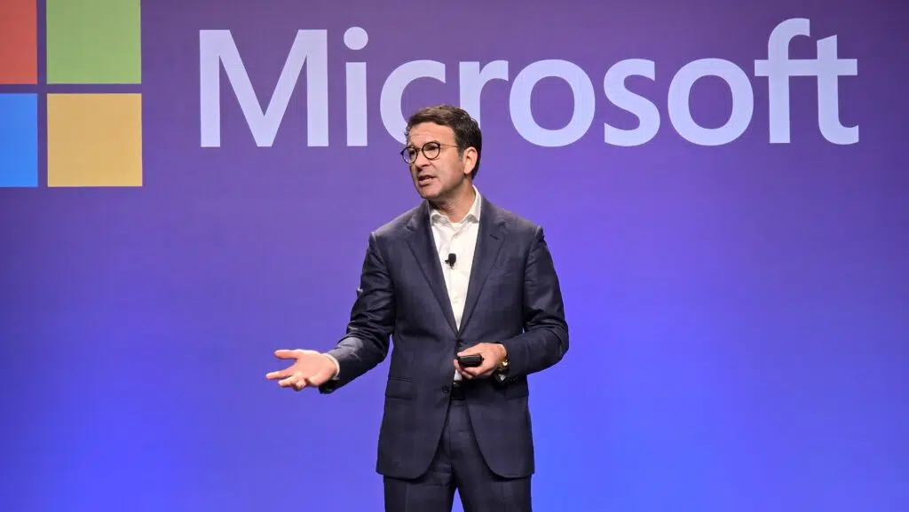 Judson althoff, vice-presidente executivo e diretor comercial. Imagem: bruno martinez, smt microsoft  ai tour