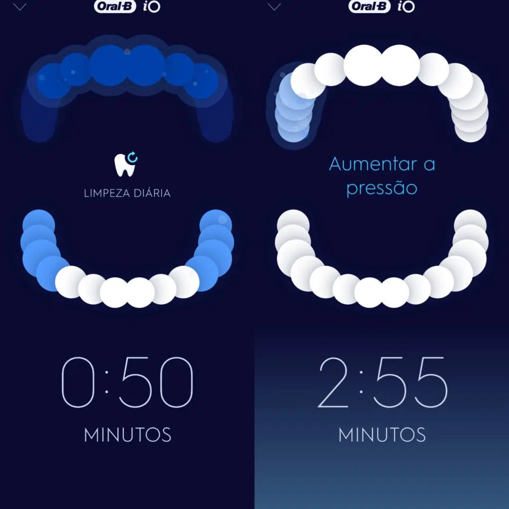 Aplicativo oral-b para smartphones