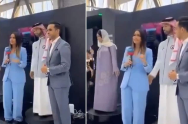 Vídeo com robô saudita tocando repórter de forma inadequada viraliza e provoca indignação. Internautas comentaram vídeo com comportamento machista e esperam resposta de desenvolvedora sobre incidente; assista