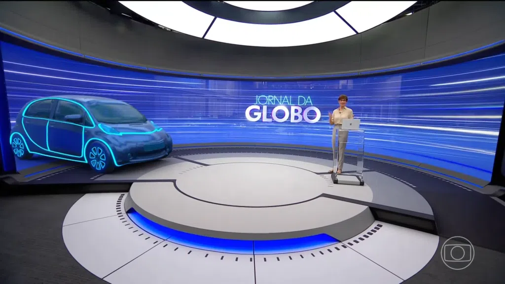 Novos cenários dos telejornais da globo