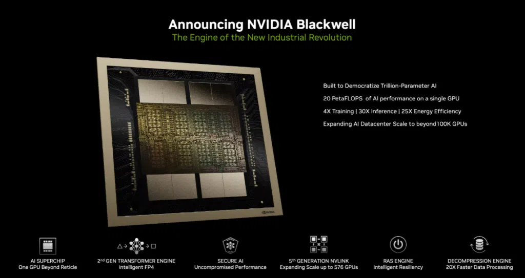 Nvidia mostra nova arquitetura blackwell durante a gtc 2024. Nova arquitetura promete reduzir custos de operação para aplicações de ia em até 25 vezes. Empresa também falou sobre omniverse cloud e muito mais. Confira