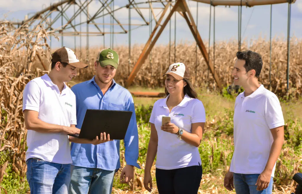 A grão direto foi utilizada como exemplo sobre como a ia é utilizada também no setor de agricultura. Imagem: startagro