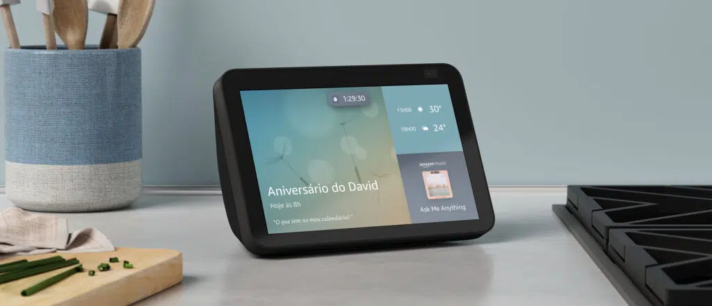 Echo show 8 presente nas promoções da semana do consumidor