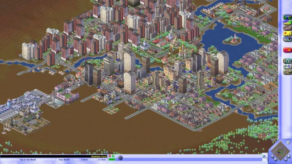 Gameplay de simcity 3000