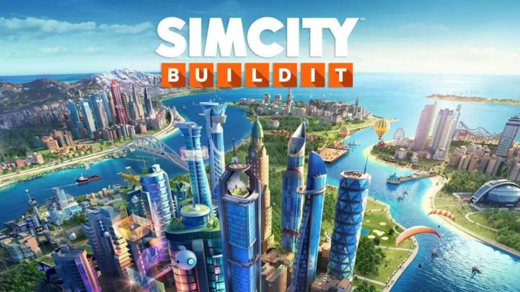 Tela de simcity buildit