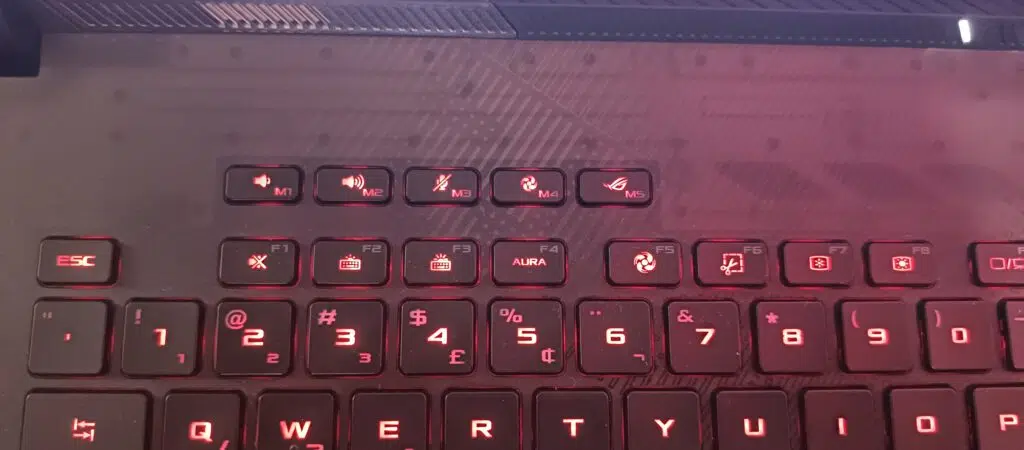 Teclado do rog strix scar 18 2024, novo  notebook gamer da asus