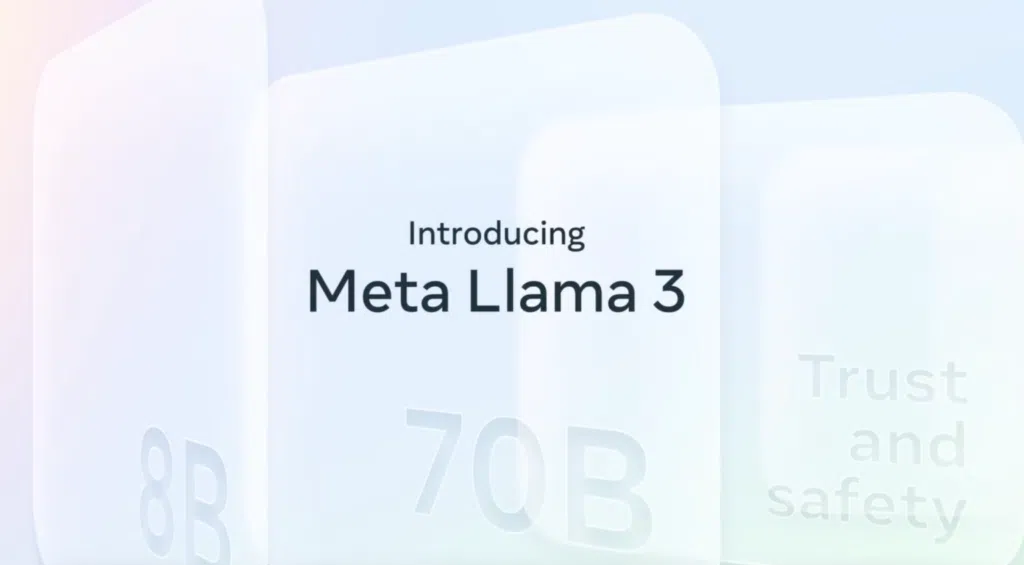 Hoje a meta lança a evolução do seu modelo de ia: o meta llama 3. Imagem: meta