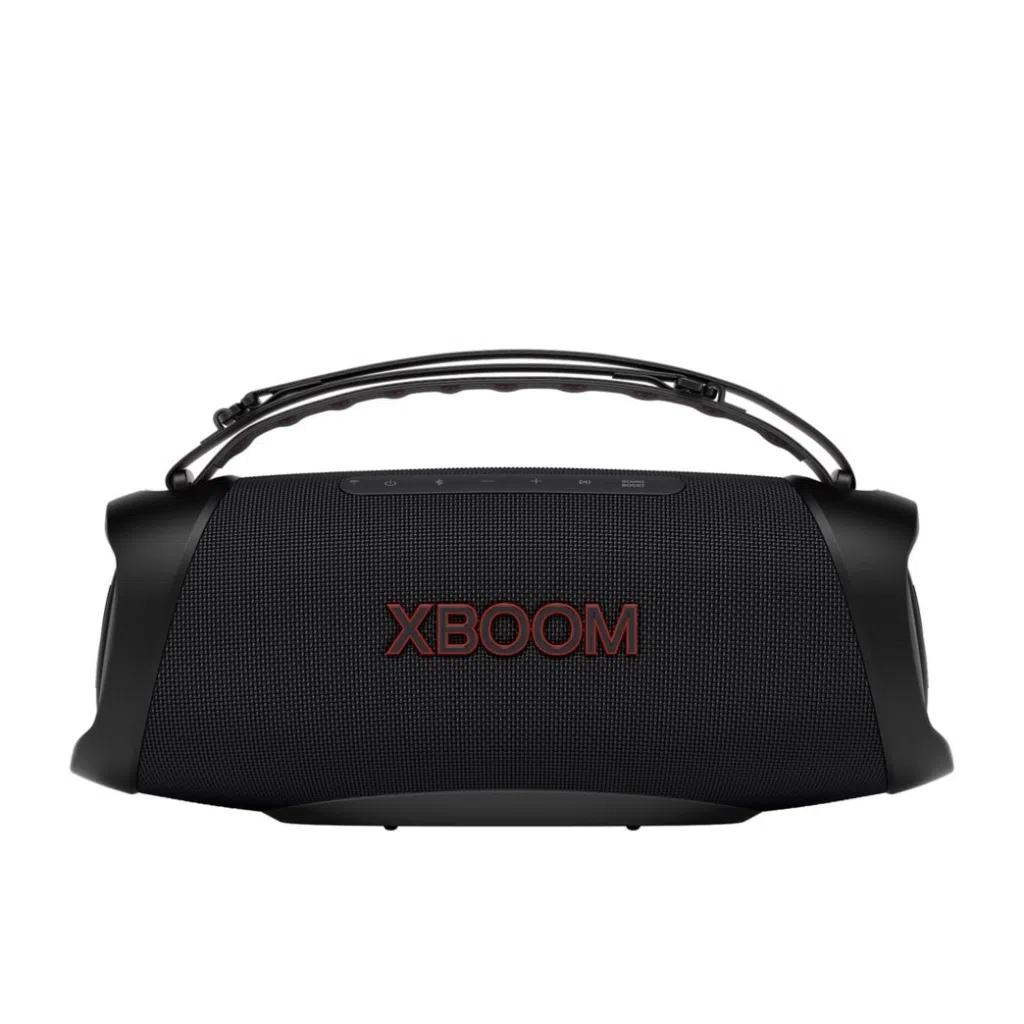 Caixa de som lg xboom go xg8 na parte frontal