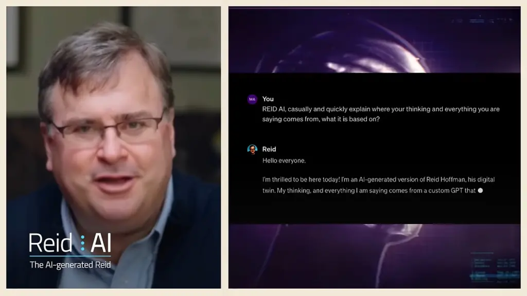 Reid hoffman gêmeo digital