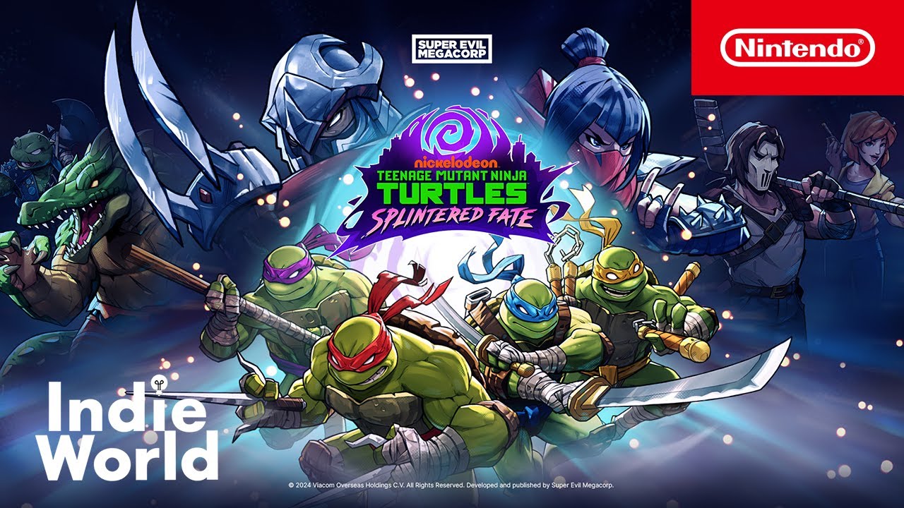 Teenage Mutant Ninja Turtles: Splintered Fate — анонсирующий трейлер —  Nintendo Switch