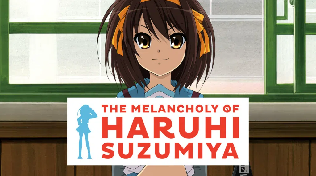 Imagem promocional de the melancholy of haruhi suzumiya / fonte: crunchyroll