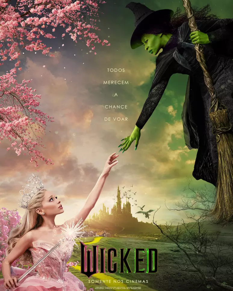 Wicked ganha 1º trailer com ariana grande e cynthia erivo; confira!. Produção baseada em musical de sucesso da broadway chega aos cinemas brasileiros em novembro; veja os detalhes