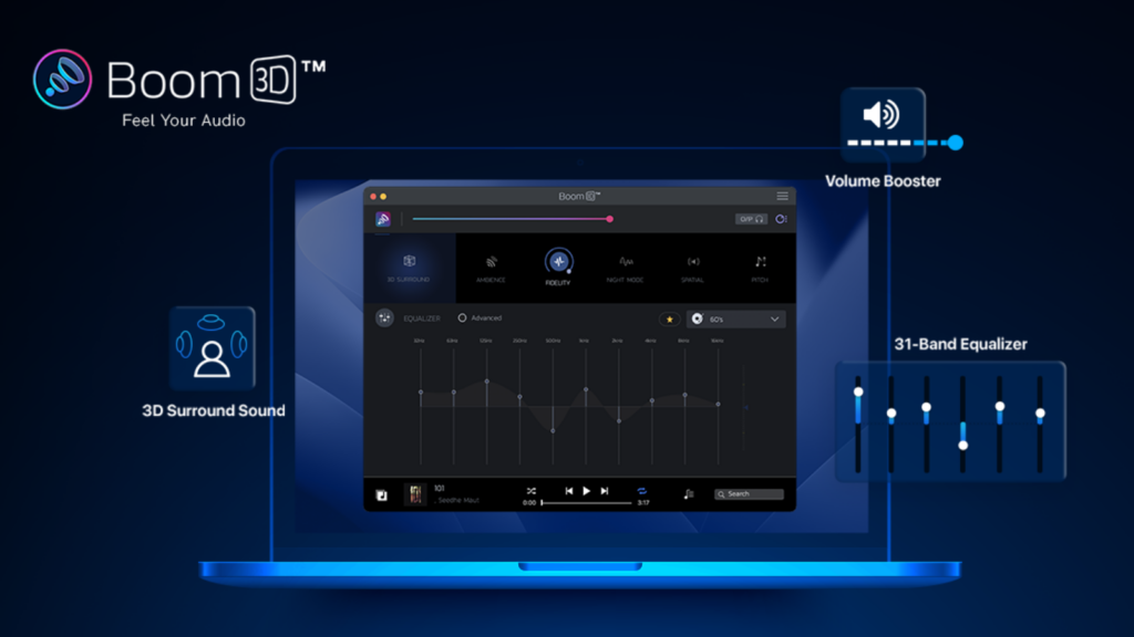 Boom 3d é um app que aprimora o áudio em pcs e macs. Esse gerenciador de áudio pode melhorar sua experiência sonora ao permite que você faça ajustes personalizados ao som e efeitos 3d no computador. Confira