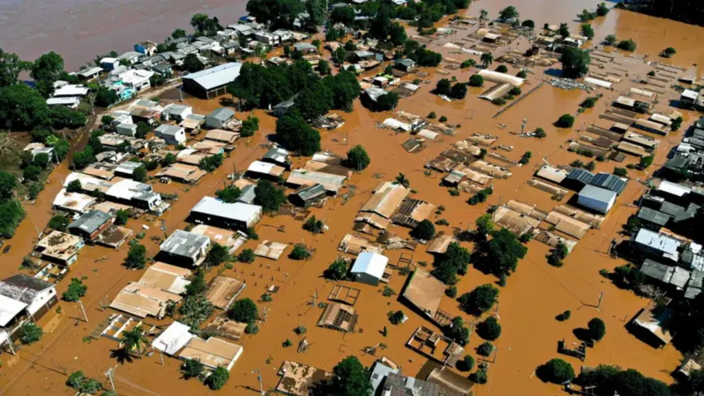 Enchentes no rio grande do sul deixam milhares de vítimas.