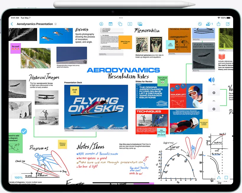 Novo ipad air (2024) chega em telas de 11 e 13 polegadas. Tablet tem câmera frontal em nova posição e suporte para apple pencil pro. Veja todos os detalhes