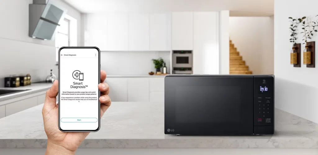 Lg lança linha de micro-ondas neochef com 30 litros e integração ao app lg thinq. Trazendo a casa conectada aos fornos micro-ondas, linha tem dois modelos com receitas pré-programadas e controle por app