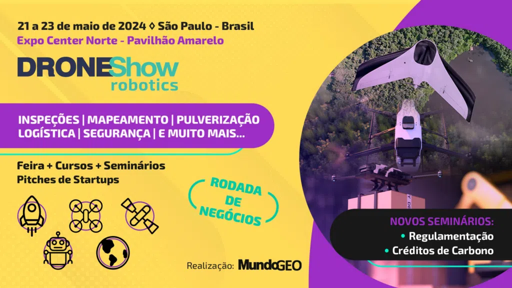 Participação do brasil no retorno à lua é um dos temas do 4° fórum spacebr show. Feira acontece junto com a droneshow robotics, mundogeo connect e expo evto, durante os dias 21 a 23 de maio, com extensa programação para debater o mercado espacial, oportunidades no retorno à lua, satélites e investimentos. Confira a programação