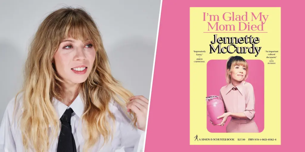 Jennette mccurdy, uma das estrelas principais de icarly, lançou seu livro de memórias estou feliz que minha mãe morreu (imagem: the today show)